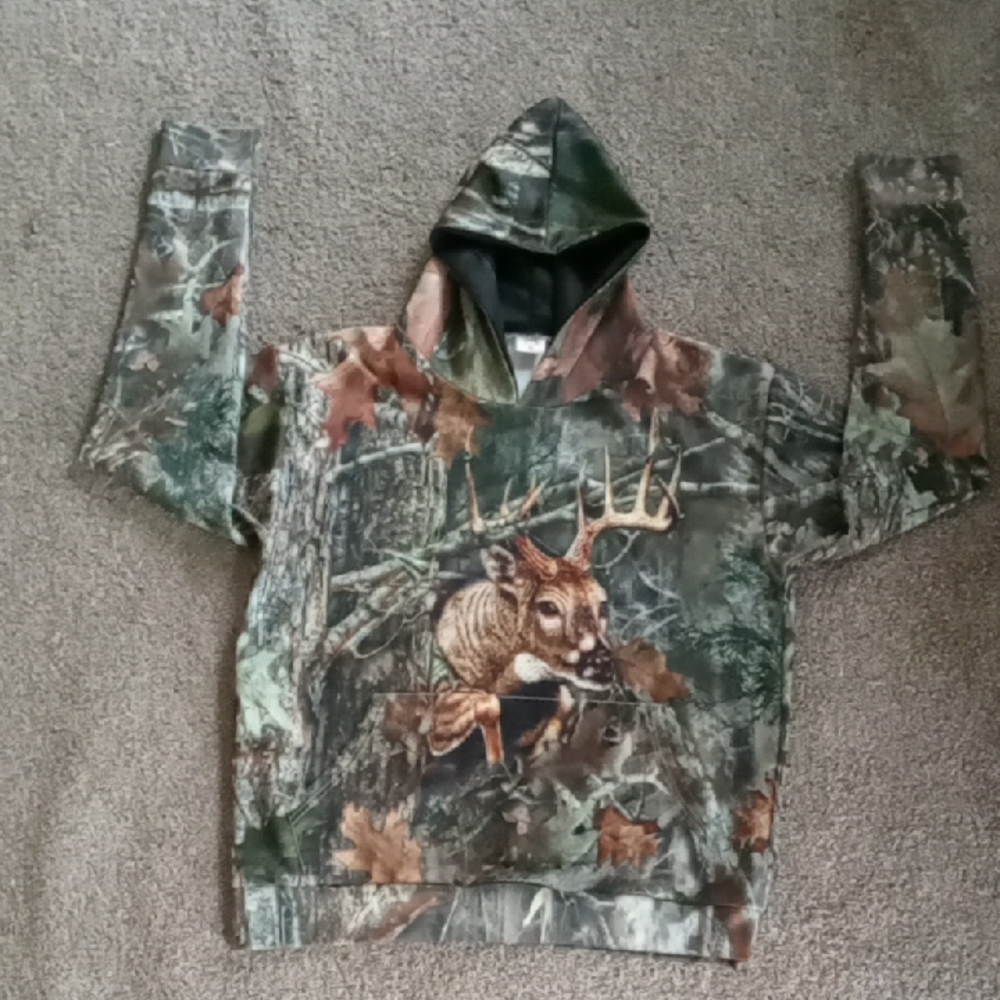 Monkstars Camo Deer Hunting Hoodie